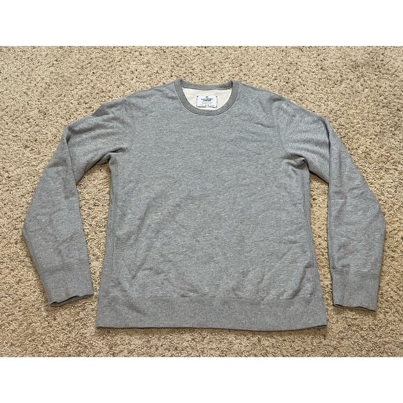 Reigning Champ Gray Midweight Terry Standard Crewneck Sweatshirt Size Medium EUC - Picture 1 of 5